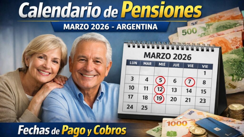 Calendario de Pensiones Marzo 2026: Pago de $120.000 para Adultos Mayores en Argentina